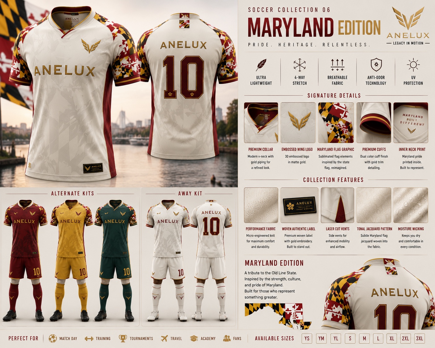 ANELUX Soccer — Maryland Edition