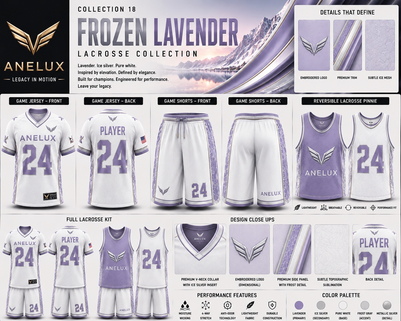 ANELUX Lacrosse — Frozen Lavender